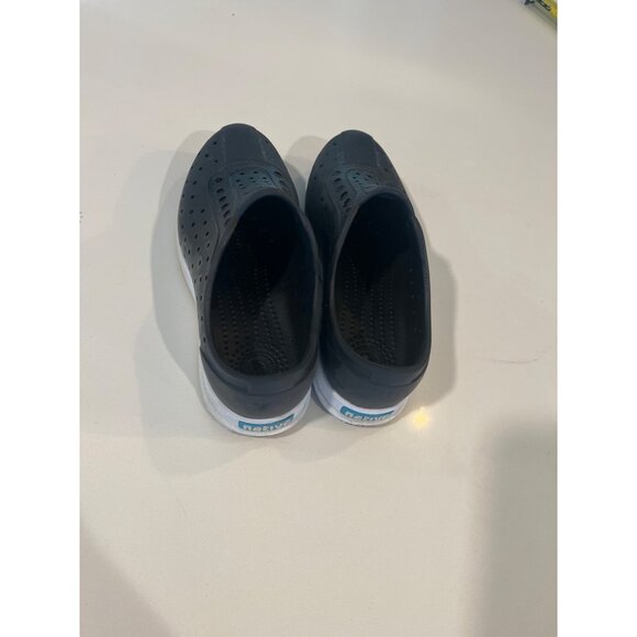 Native Shoes Jefferson Slip-On Perforated Sneakers Black Mens Size 8 Rubber Sole - Picture 5 of 7